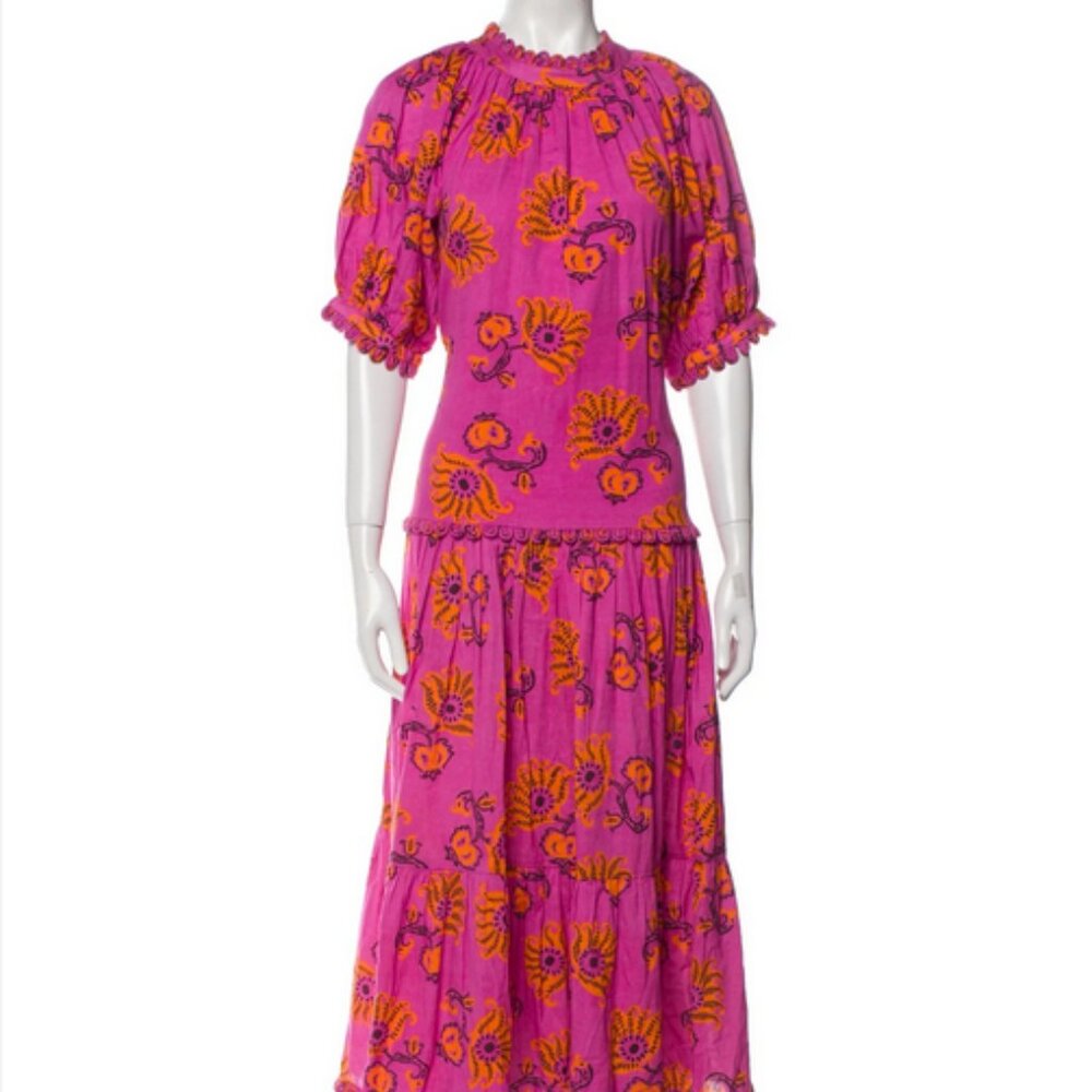 RHODE Floral Print Long Dress